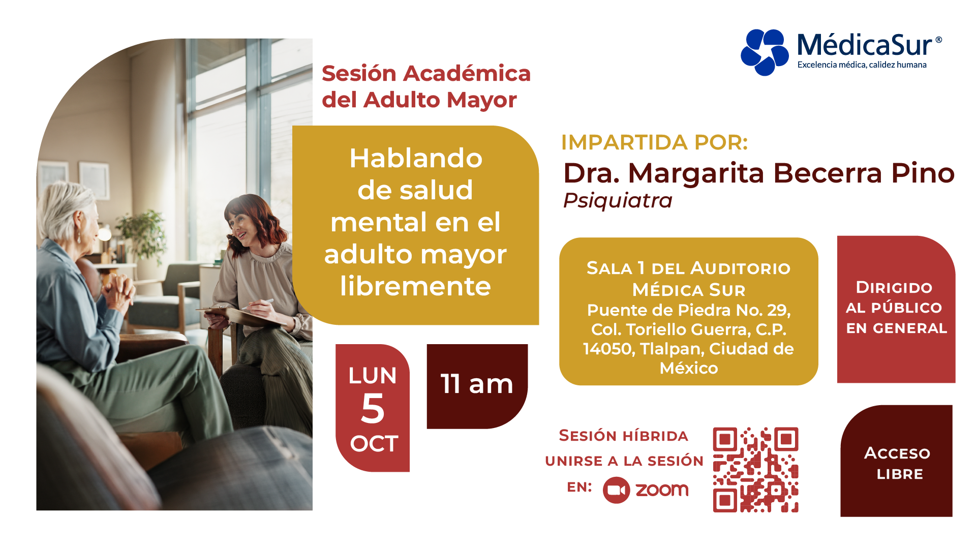 Sesi�n Acad�mica del Adulto Mayor